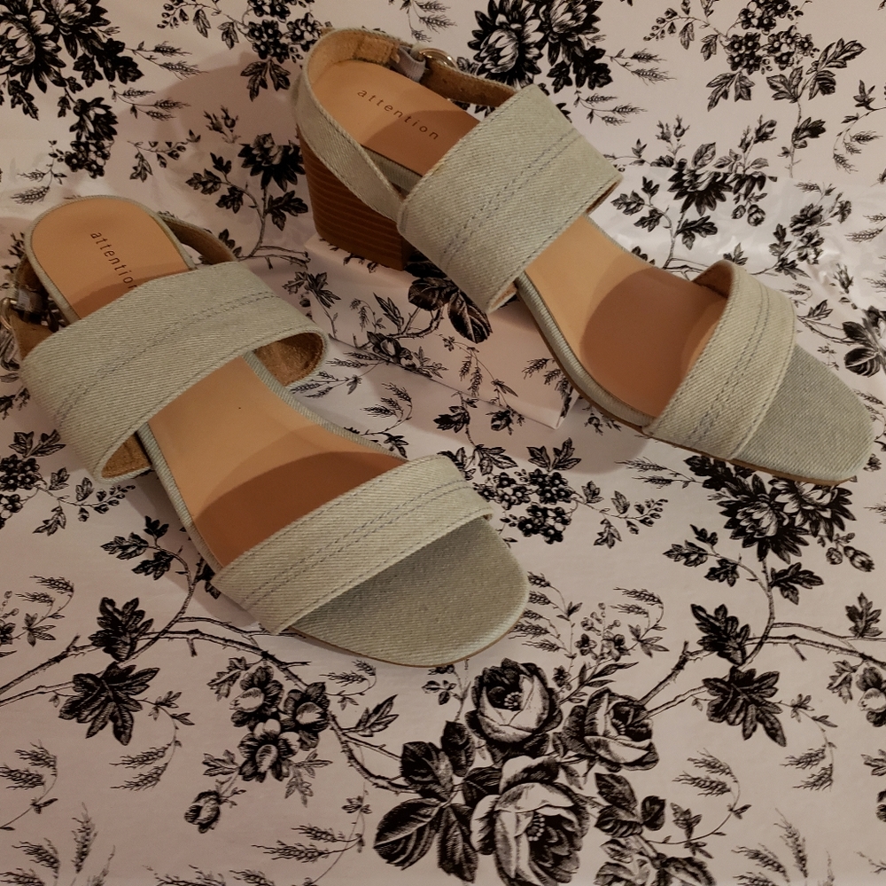 Denim Sandals